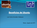 Uso de CD Live de UBUNTU