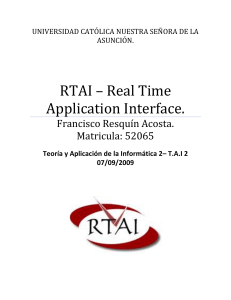 RTAI – Real Time Application Interface.