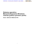 Sistema operativo. Mono/multiusuario Windows: interfaz gráfica