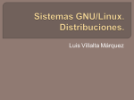 Sistemas GNU/Linux. Distribuciones.