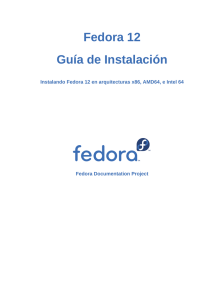 Guía de Instalación - Fedora Documentation