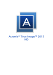 Descargar Manual software de Acronis True image HD 2015