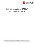 Guía del usuario de BAPCo® MobileMark® 2014