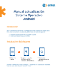 Manual actualización Sistema Operativo Android