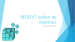 REGEDIT (editor de registros) - Inicio