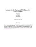 Instalación de Debian GNU/Linux 3.0 para Intel x86