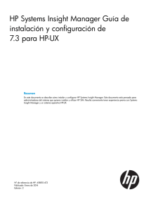 HP Systems Insight Manager Guía de instalación y configuración de
