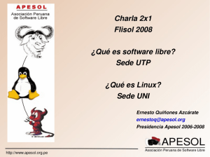 Software Libre  Linux