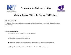 Modulo Básico / Nivel I / Curso:GNU/Linux