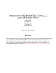 Instalación de Debian GNU/Linux 2.2 para Motorola 680x0