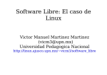 Software Libre: El caso de Linux
