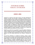 Leer el último informe sobre virus e intrusos