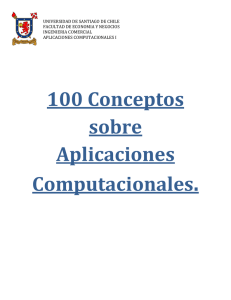 100 Conceptos sobre Aplicaciones Computacionales.