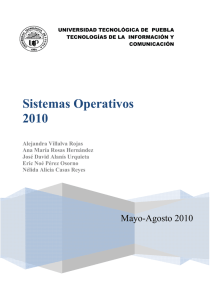 Sistemas Operativos 2010