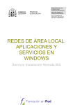 redes de área local. aplicaciones y servicios en windows