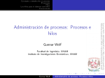 Administración de procesos: Procesos e hilos
