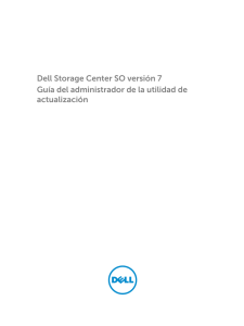 Dell Storage Center SO versión 7 Guía del administrador de la