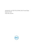 Adaptador de SSD PCIe NVMe Dell PowerEdge Express Flash Guía