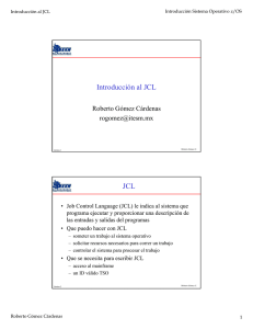 Introducción al JCL JCL