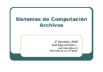 Sistema de Archivos