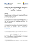 CALIBRACION PRT - Instituto Nacional de Metrología