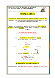 phrasal verbs - Blog de Father Gorgonzola