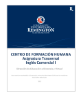 CENTRO DE FORMACIÓN HUMANA Asignatura