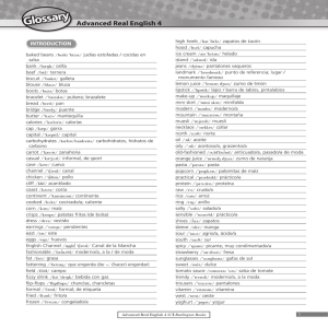 Glossary Advanced Real English 4
