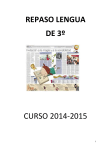 repaso lengua de 3º curso 2014-2015