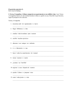El pret&eacute;rito (ejercicio 2) Prof. Erin M. Rebhan I