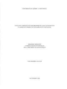 Analyse comparative des propriétés lexicales des dix