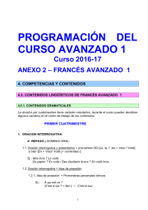 Franc&eacute;s Avanzado 1