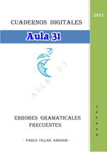 Errores gramaticales frecuentes