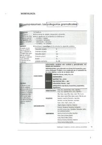 Morfología y sintaxis