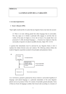 LA EXPLICACIÓN DE LA VARIACIÓN