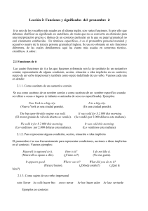 Lección 2: Funciones y significados del pronombre it