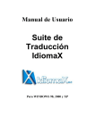 Suite de Traducción IdiomaX
