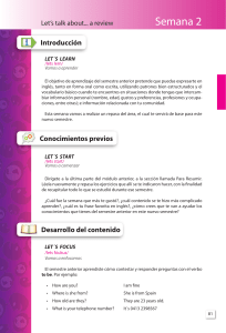 Semana 2 - Radio Fe y Alegría Noticias