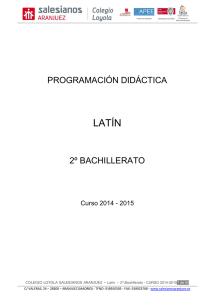 latín - Salesianos Loyola