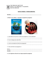 THE ENGLISH INSTITUTE DEPTO. DE LENGUAJE Y FILOSOFÍA