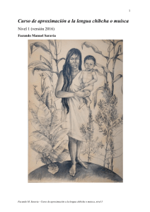 Curso de aproximación a la lengua chibcha o muisca