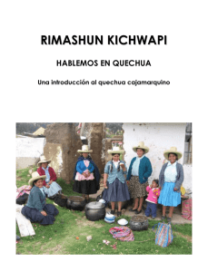 RIMASHUN KICHWAPI `Hablemos en quechua`