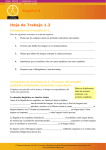 Español B Hoja de Trabajo 1.2 Competencia Gramatical 1