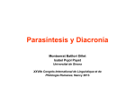 Parasíntesis y Diacronía