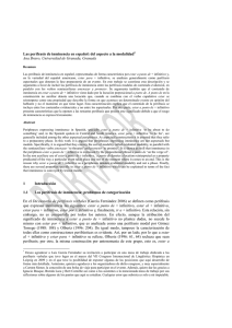 Las perífrasis de inminencia en español: del aspecto a la modalidad