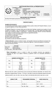 1 INSTITUCION EDUCATIVA LA PRESENTACION Escribe