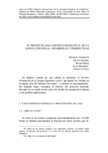 UN ACERCAMIENTO A LA GRAMÁTICA DE LOS VERBOS