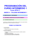 Anexo 4- Italiano Intermedio 1