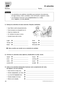 El adverbio - WordPress.com