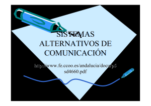SISTEMAS ALTERNATIVOS DE COMUNICACIÓN SISTEMAS